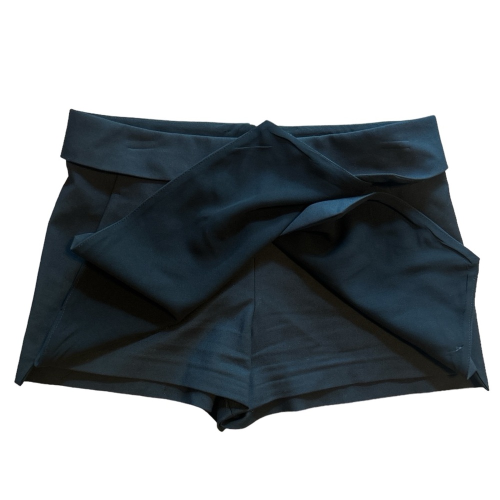 Zara Basic Asymmetrical Black Skort Size Small - image 3